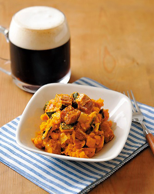 缶詰deお手軽 レシピ かぼちゃベーコン ガーリックサラダ Wa Online